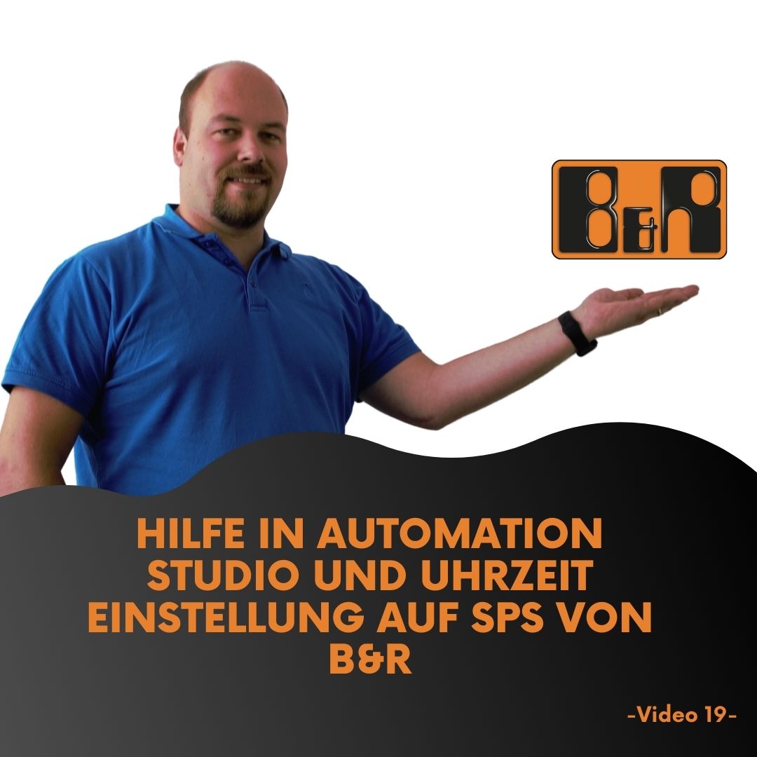 Read more about the article Video 19 Hilfe im Automation Studio und Uhrzeiteinstellung auf der SPS von B&R